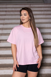 Intensed Lounge Oversize T-paita, Baby Pink