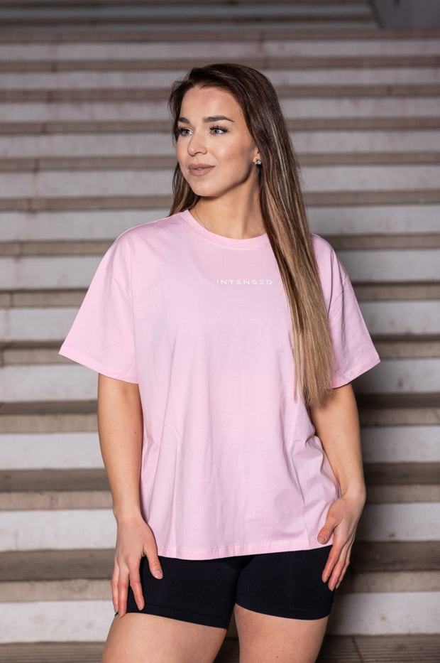 Intensed Lounge Oversize T-paita, Baby Pink