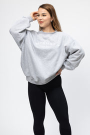 Intensed Lounge Oversize Collegepaita, Harmaa