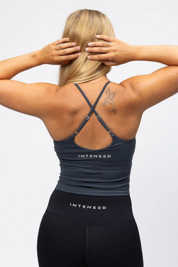 Intensed Classic Cross-back Urheilutoppi, siniharmaa