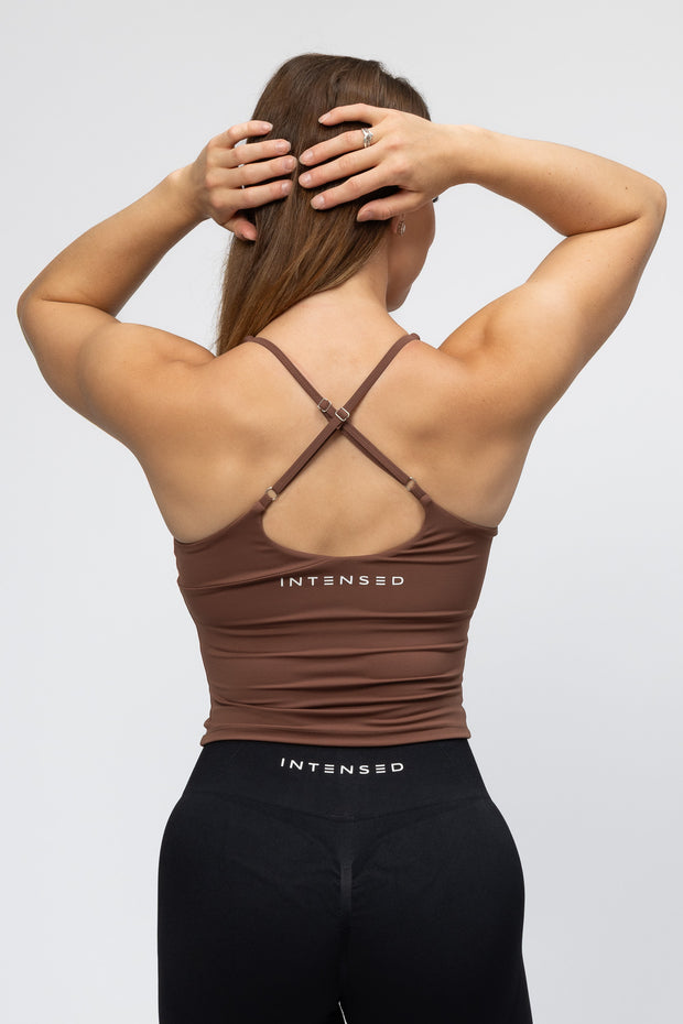 Intensed Classic Cross-back Urheilutoppi, suklaa