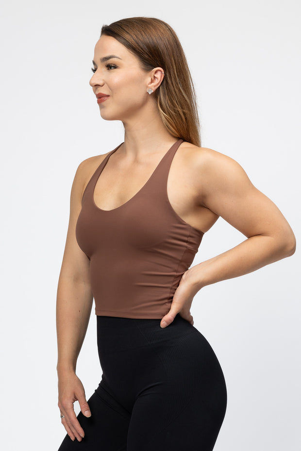 Intensed Classic Cross-back Urheilutoppi, suklaa