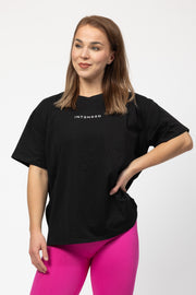 Intensed Lounge Oversize T-paita, Musta
