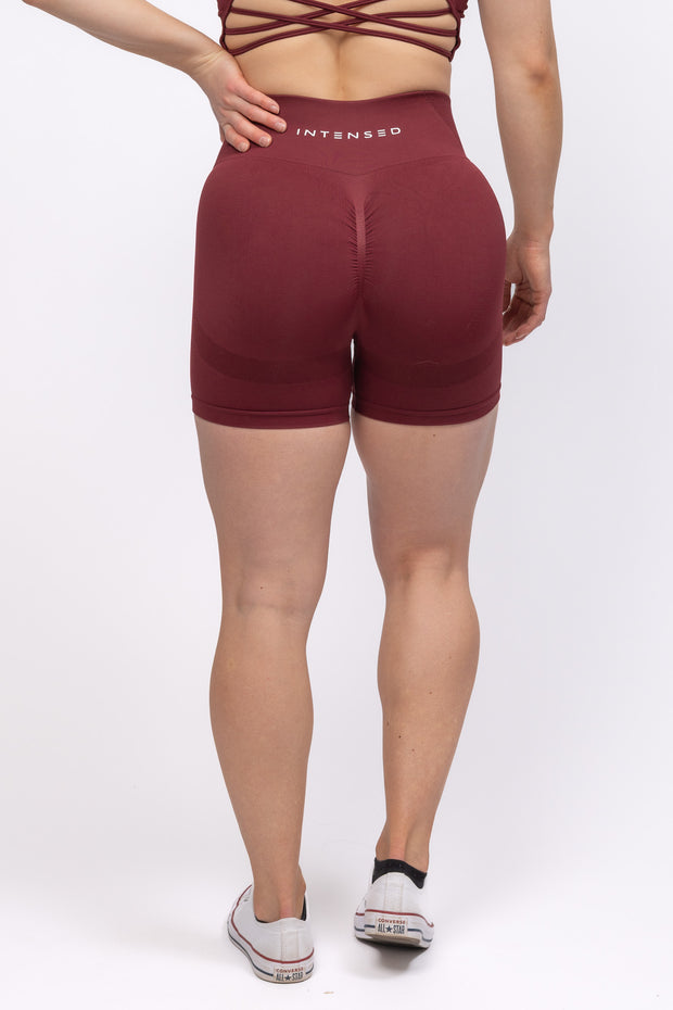 Intensed Scrunch 2.0 Shortsit, Burgundy