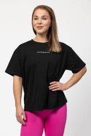Intensed Lounge Oversize T-paita, Musta
