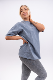 Intensed unisex oversize t-paita, baby blue
